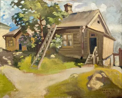 Pihanäkymä, Punavuorenkatu 23