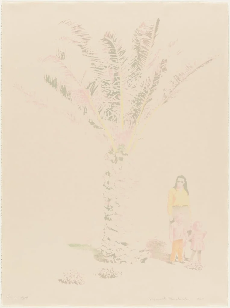 Untitled, by Robert Bechtle, ink, 1969