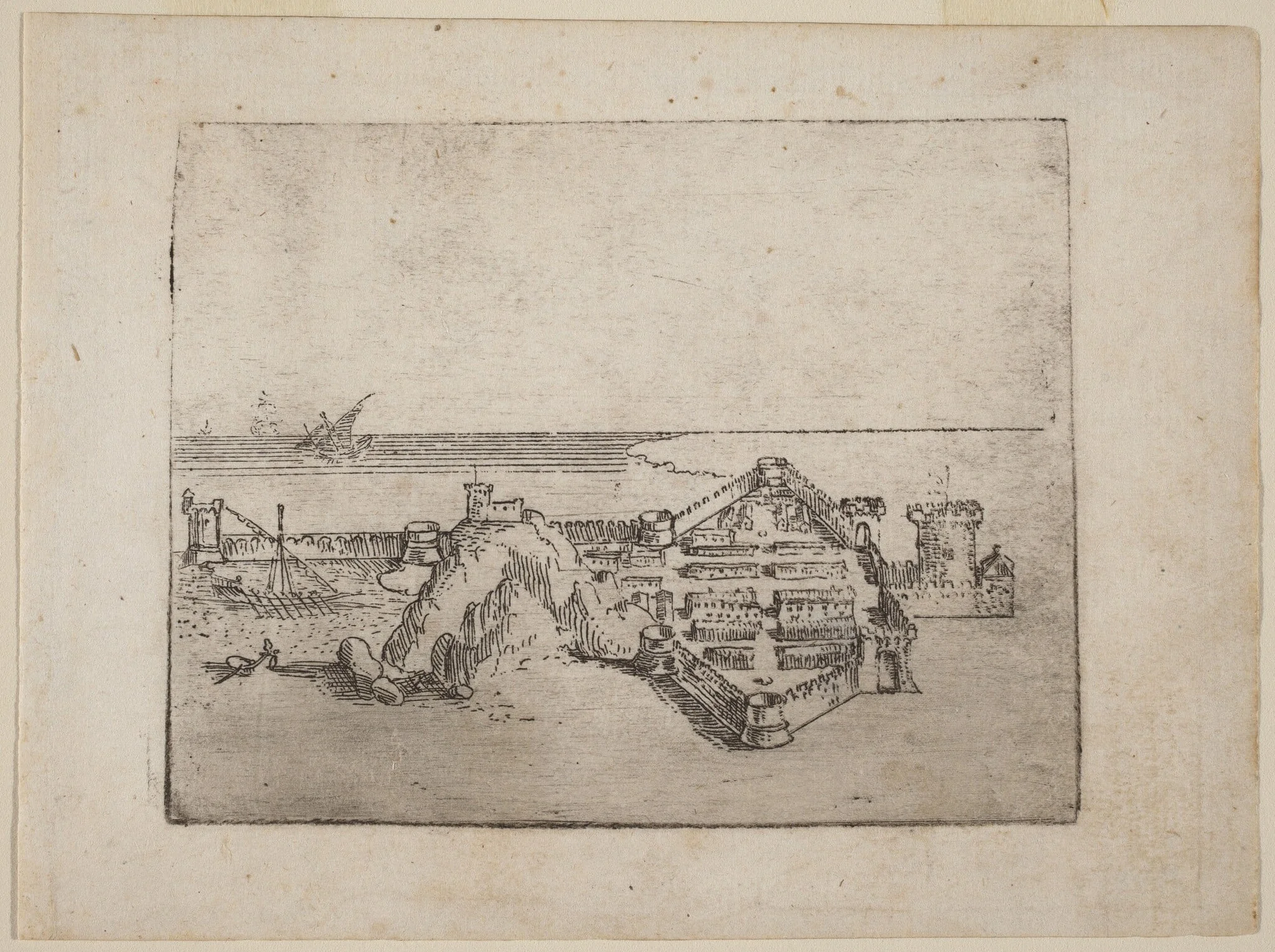 From "Bizzarie di varie Figure", by Giovanni Battista Bracelli, ink, 1624