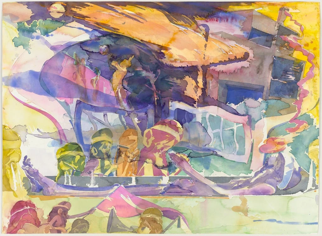 Untitled, by Peter Stauss, watercolor, 2002