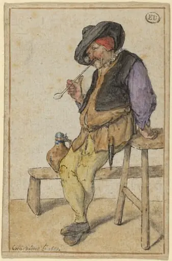 Peasant Smoking