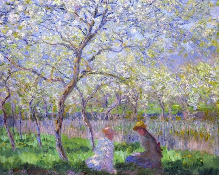 Le Printemps, by Claude Monet, oil, 1894