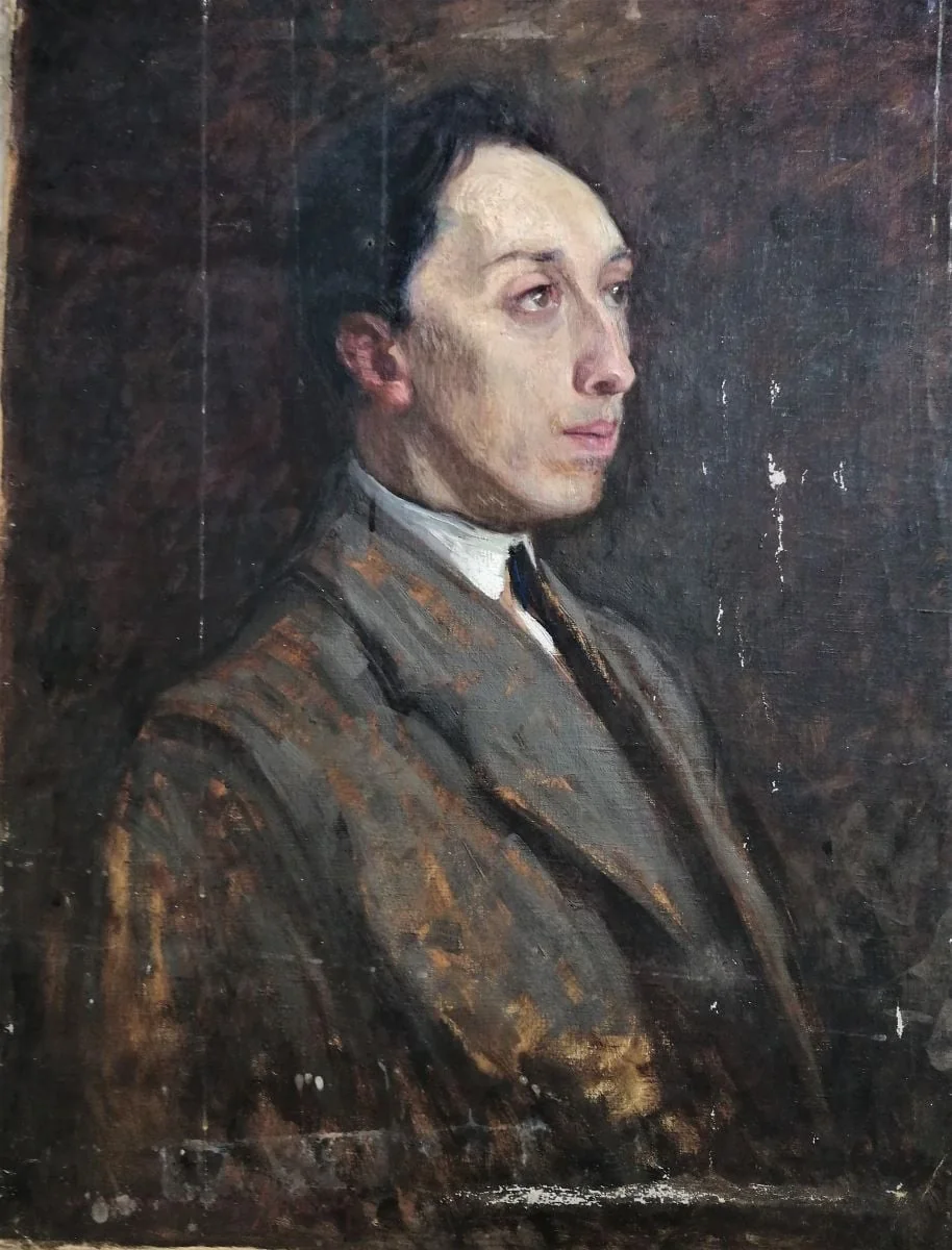 Portret de bărbat, by Alexandru Carol Satmary, unspecified, 1908