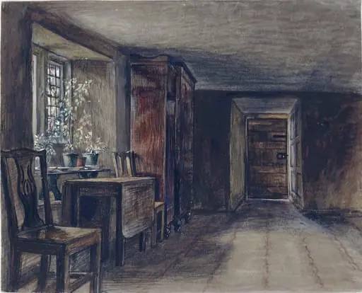 The Entrance Hall of Mortham Tower, Rokeby, Yorkshire