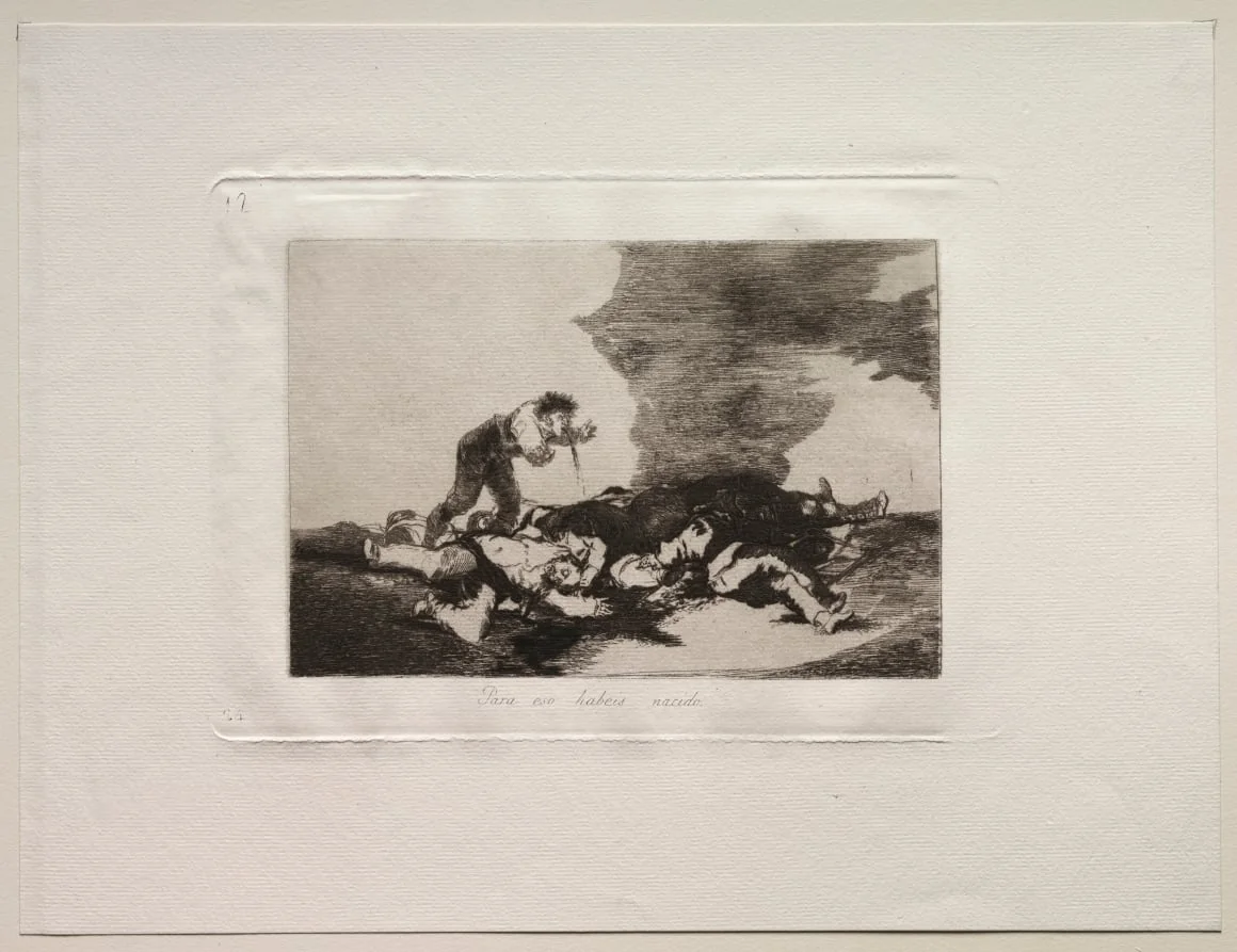 The Horrors of War:  This is What You Were Born For, by Francisco Goya, 1815
