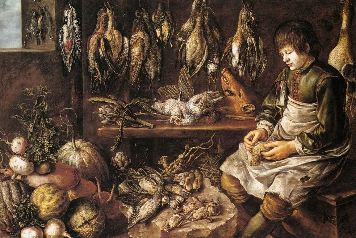 Still-Life with Game-Birds, by Gottfried Libalt, oil, 1650
