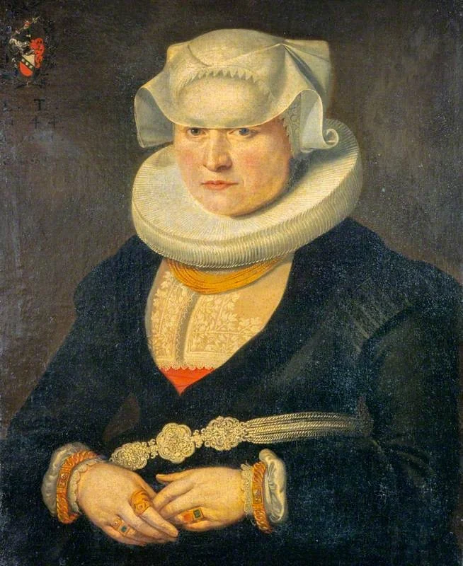 Elisabeth Locher, Mrs Hans Konrad Heidegger (1616 - 1673), by Conrad Meyer, oil, 1661
