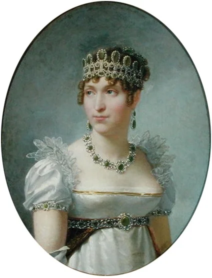 Hortense de Beauharnais, Queen of Holland, by Jean Baptiste Regnault, oil, 1810