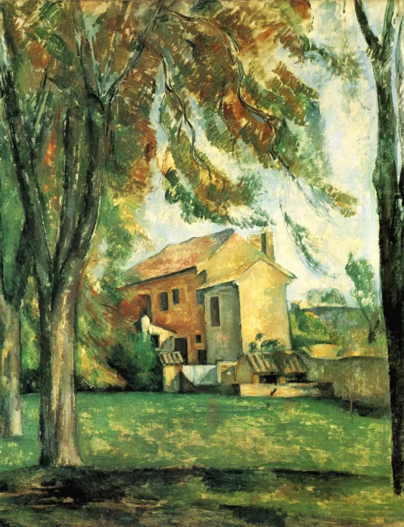 Farmhouse and Chestnut Trees at Jas de Bouffan