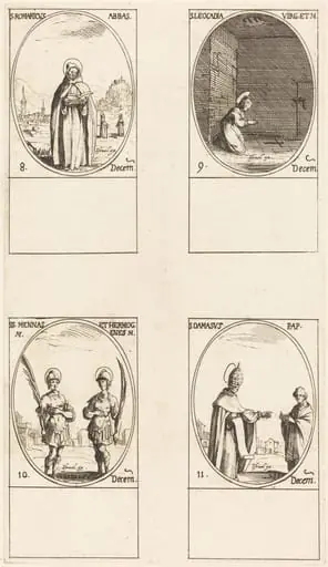 St. Romaricus; St. Leocadia; Sts. Mennas and Hermogenes; St. Damasus