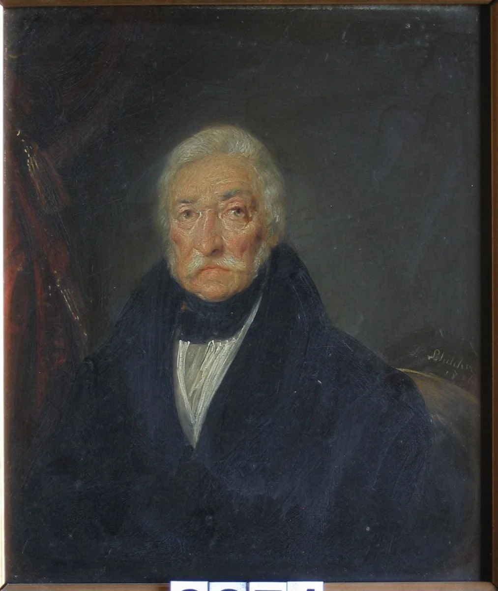 Portret de bărbat, by Friedrich Schilcher