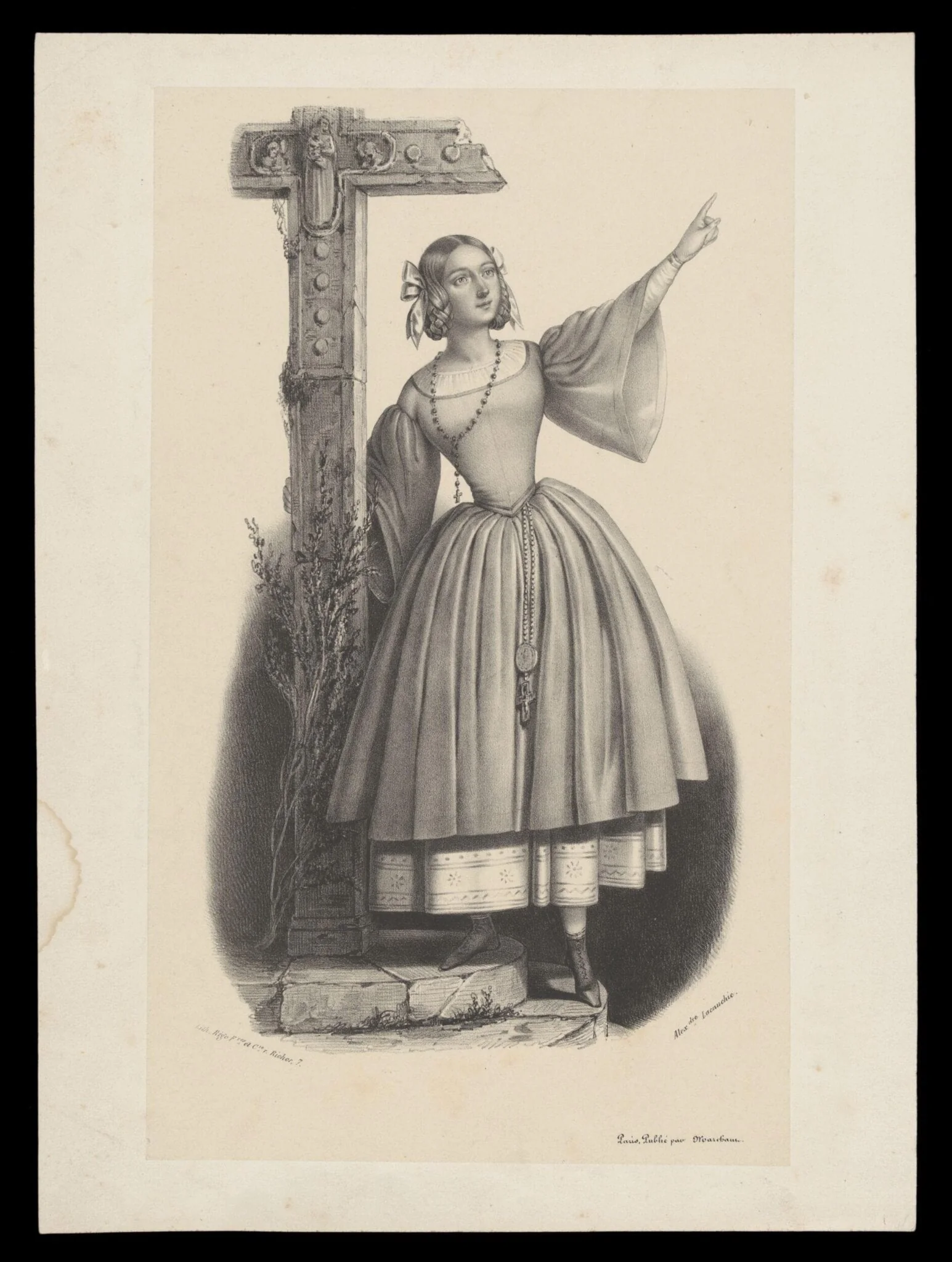 H Beard Print Collection, by Alexandre Laucauchie, 1850