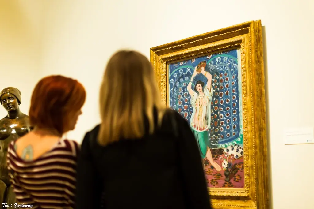 Odalisque with Tambourine (Harmony in Blue)