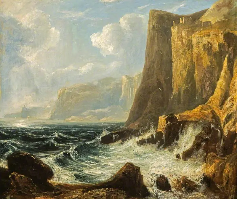 A Cliff Scene (Fast Castle)