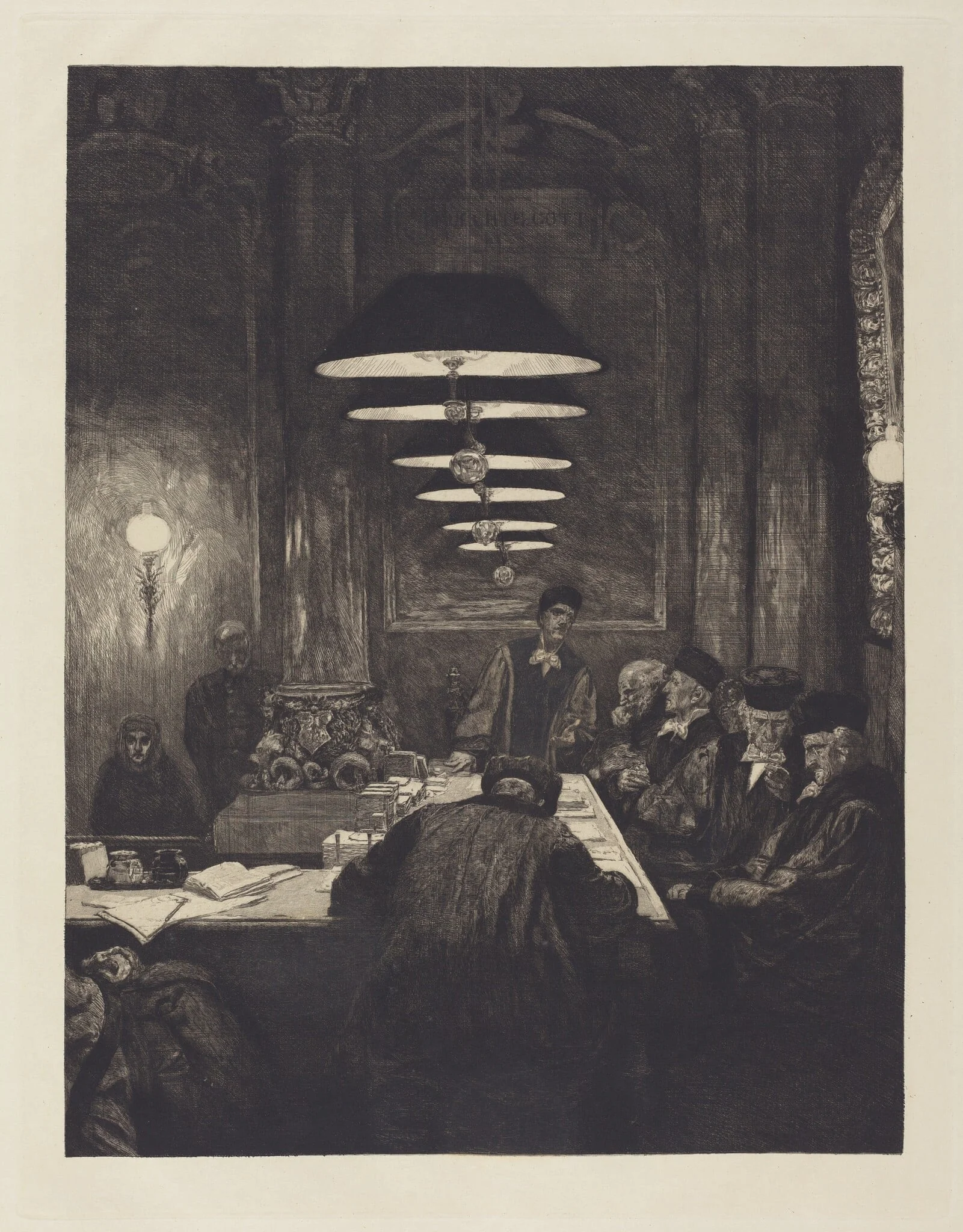 Eine Mutter III (A Mother III), by Max Klinger, ink, 1883