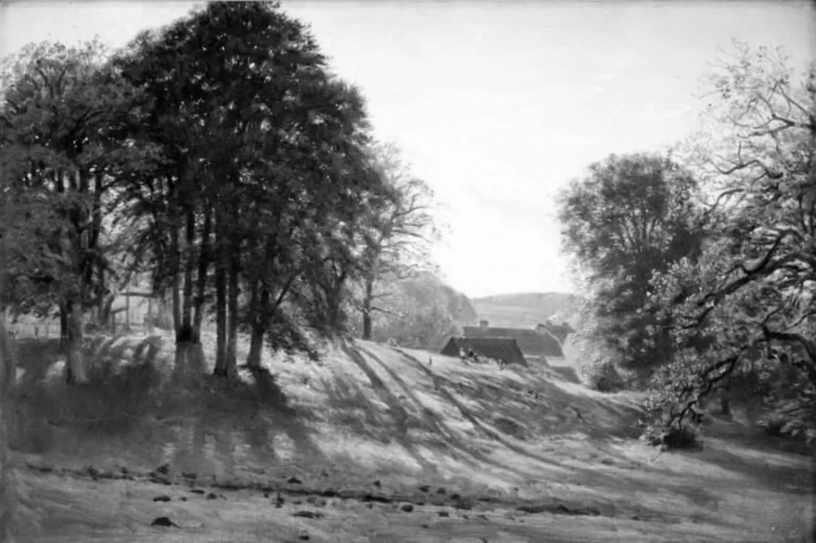 Et skovbryn, by Unknown, 1850