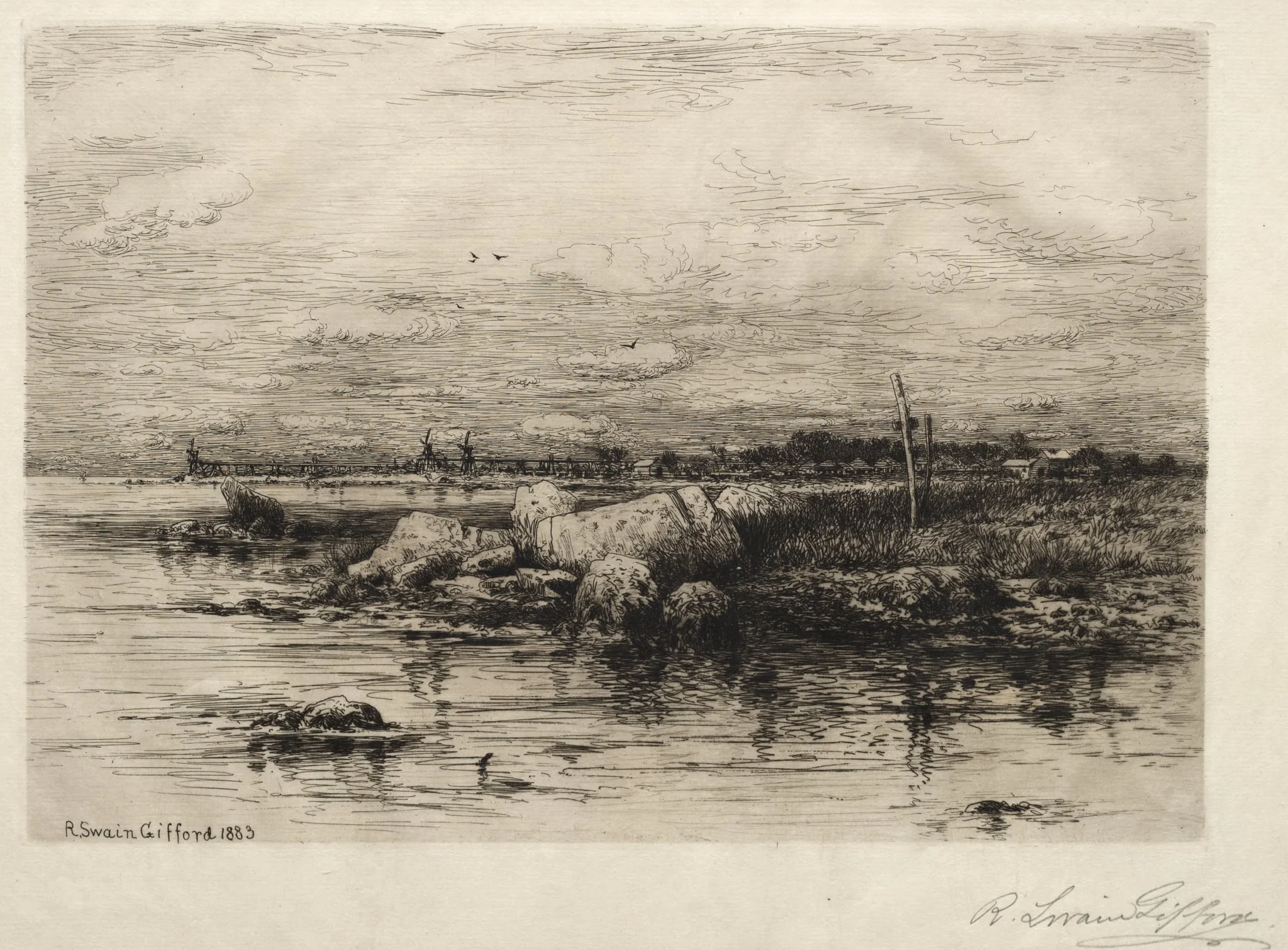 Mouth of the Apponaganasett River
