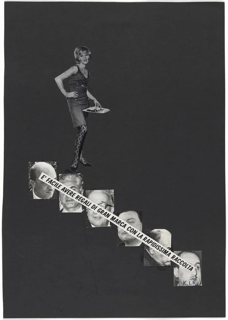 Untitled, by Ketty La Rocca, paint, 1964