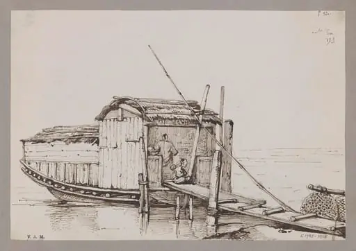 A boat-dwelling