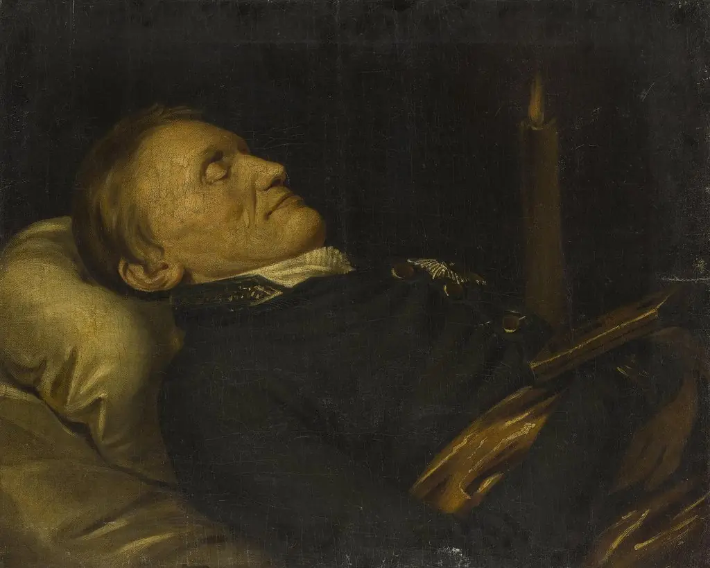 Portrait of Count Alexander Stroganov on His Death-Bed