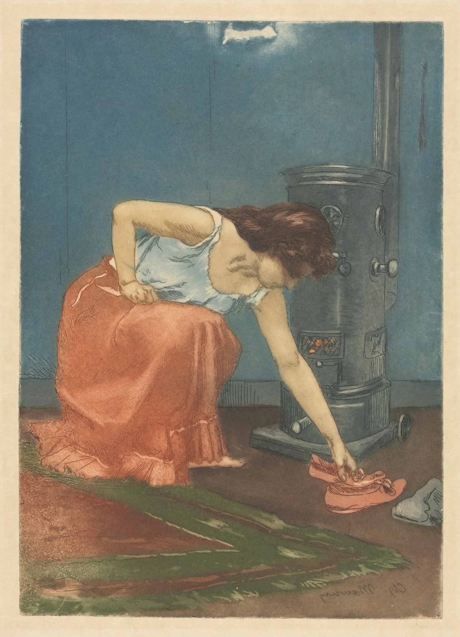 The Slippers, by Charles Maurin, 1894
