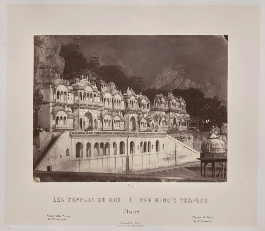 The King's Temples, Ulwur, by Louis-Théophile Marie Rousselet, 1866