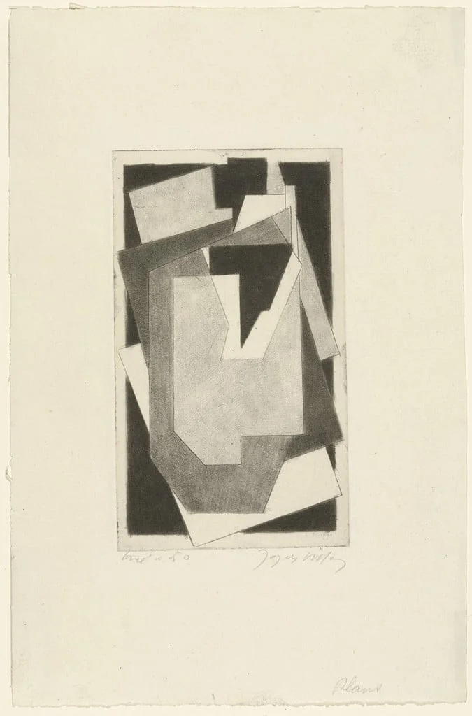 Untitled, by Jacques Villon, ink, 1921