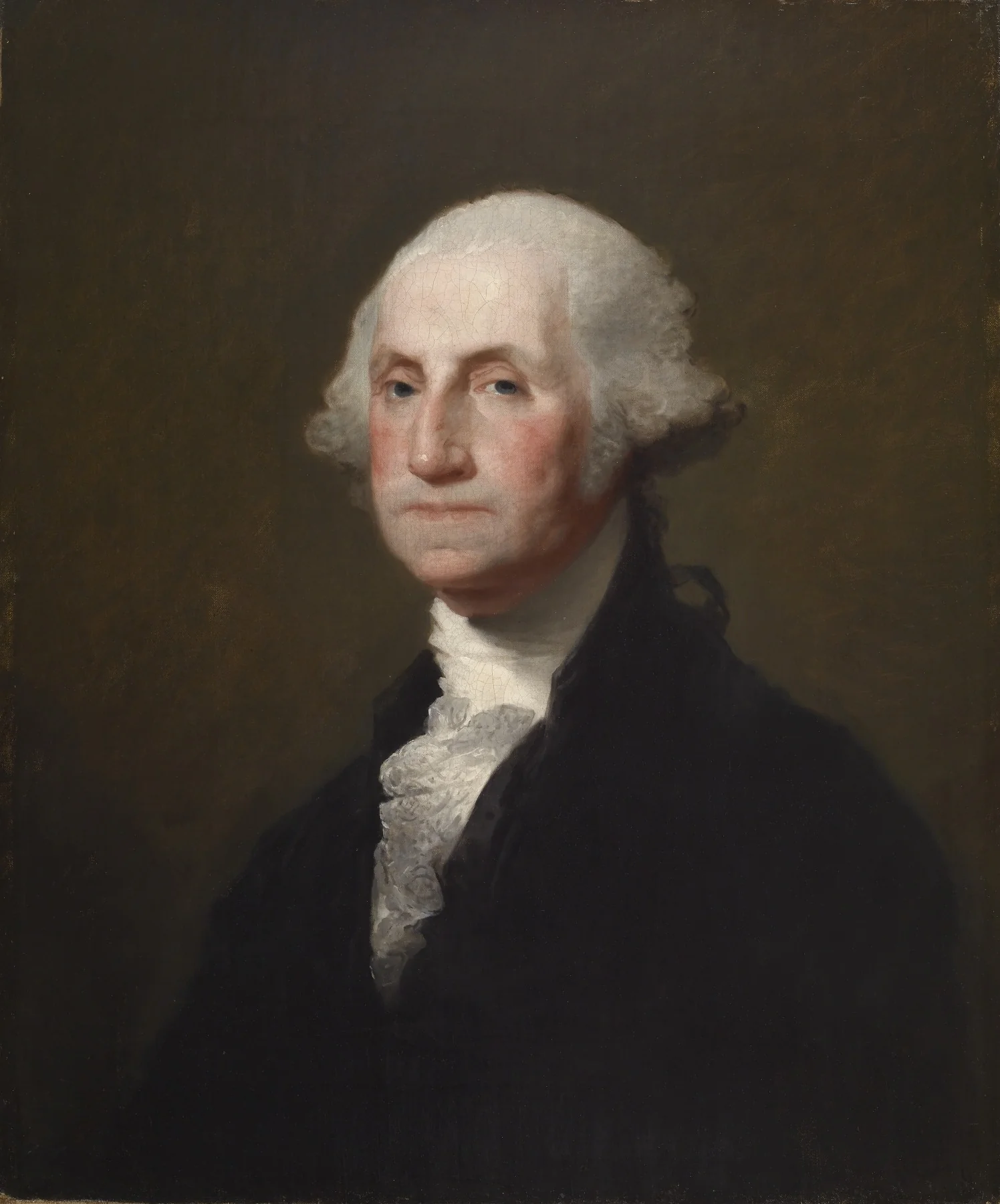 Portrait of George Washington, by Gilbert Stuart, oil, 1825
