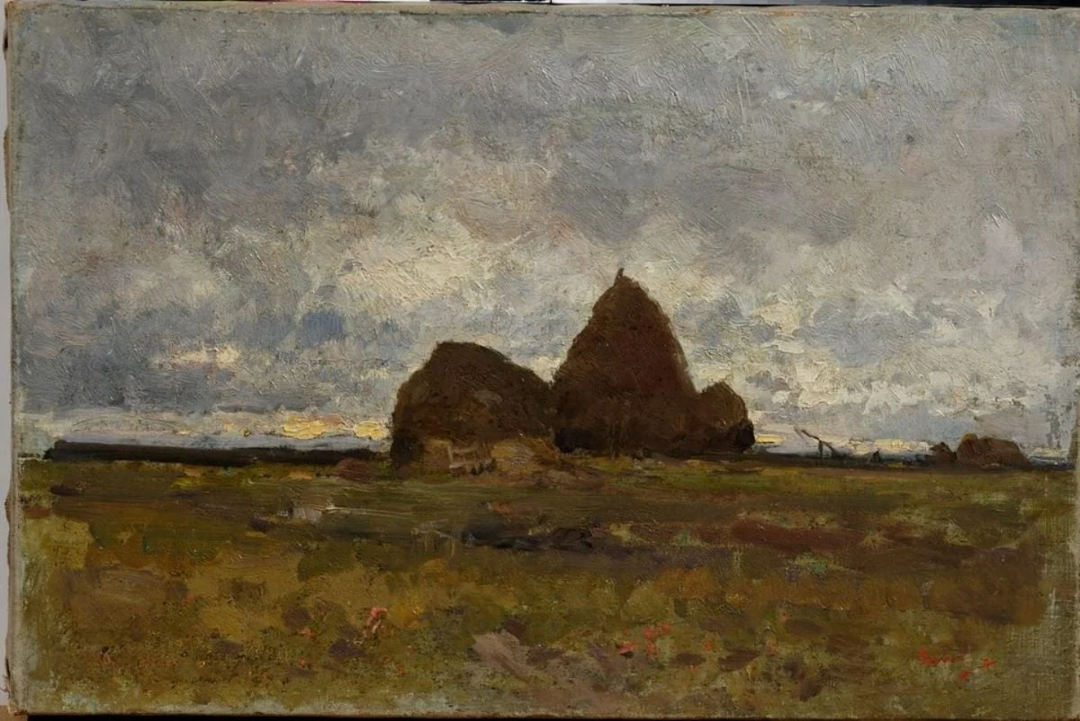 Căpițe în câmp, by Nicolae Grigorescu, unspecified, 1882