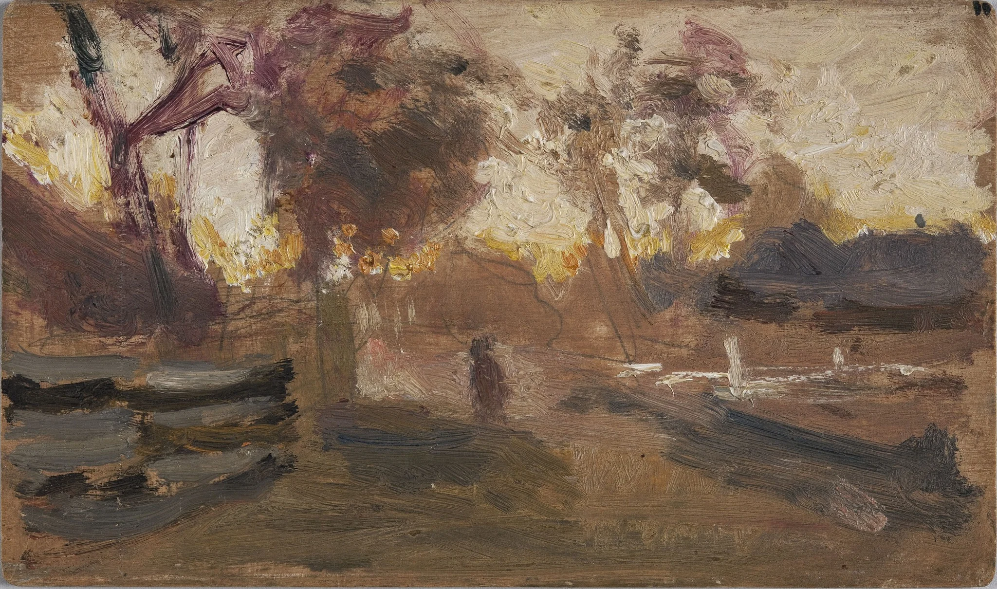Farmyards, by Jan Stanisławski, unspecified, 1893