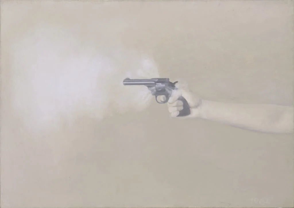 Untitled, by Vija Celmins, oil, 1964
