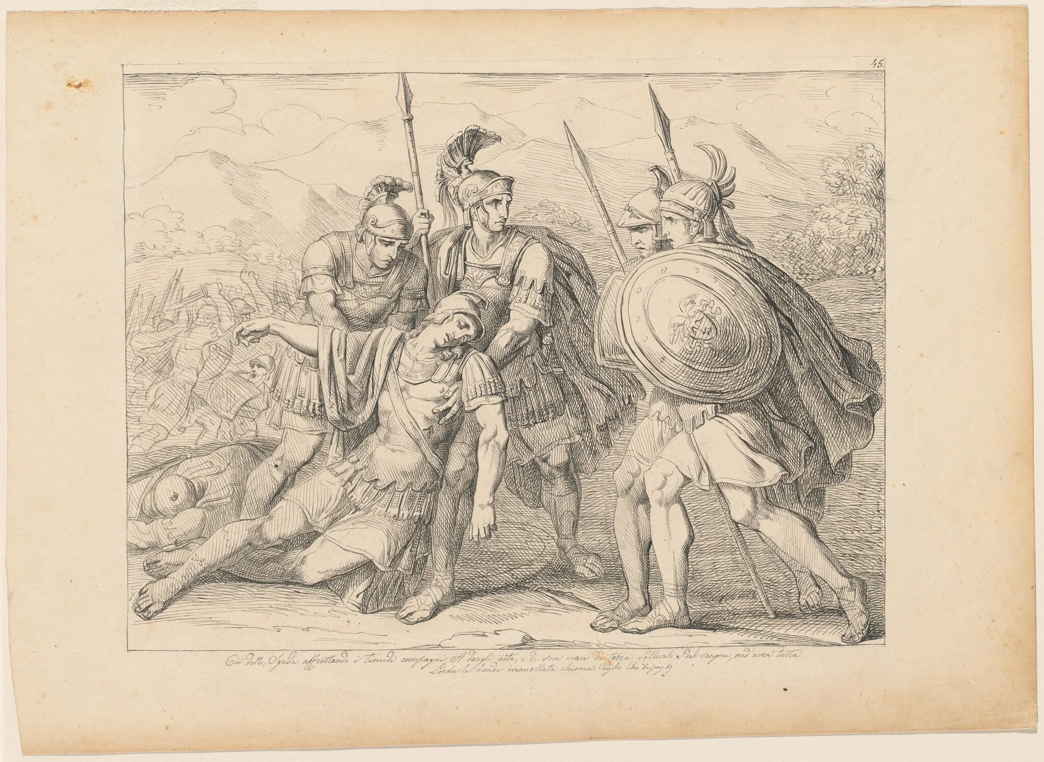 The Death of Lausus