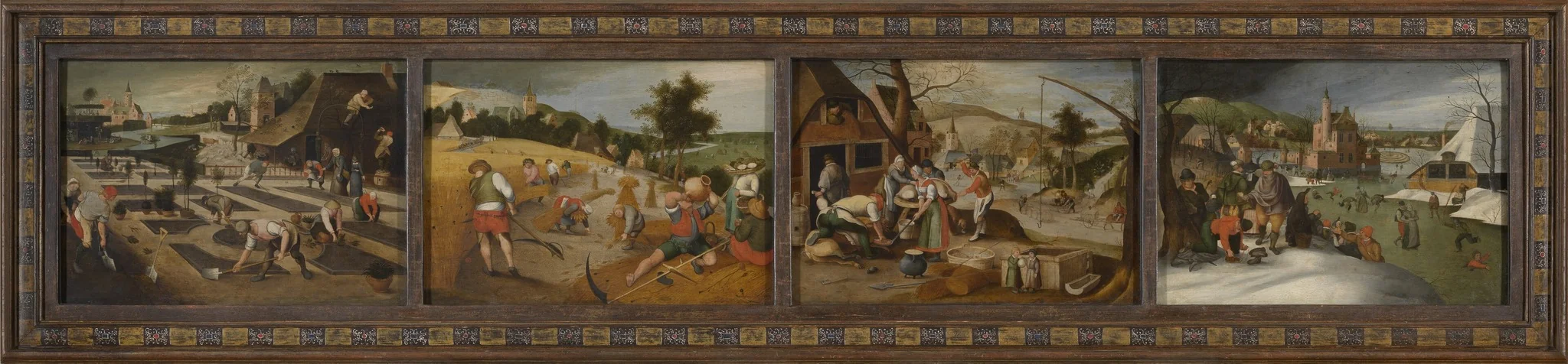 The Four seasons, by Abel Grimmer, oil, 1607