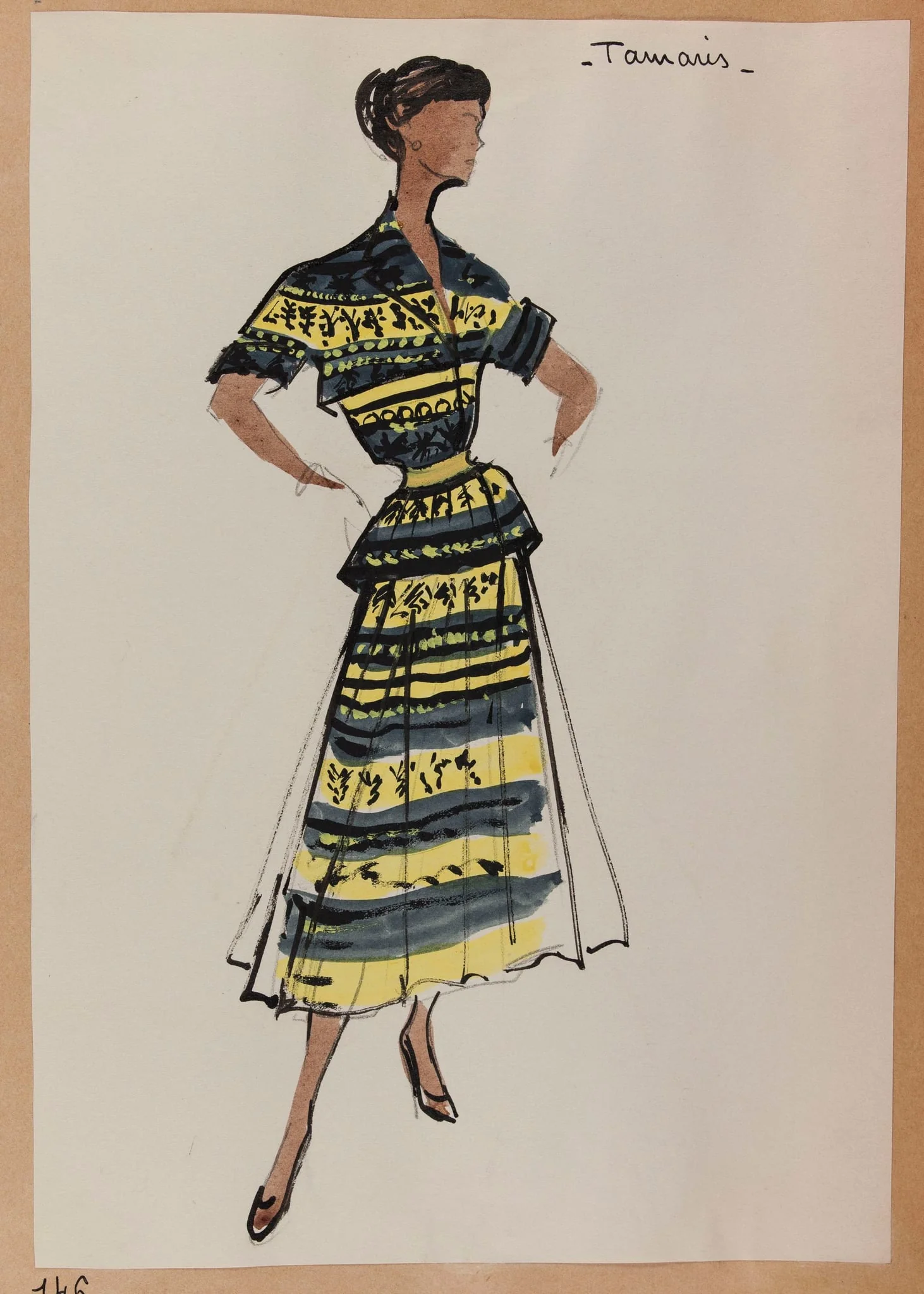 Tamaris, by Marie-Louise Carven, 1951