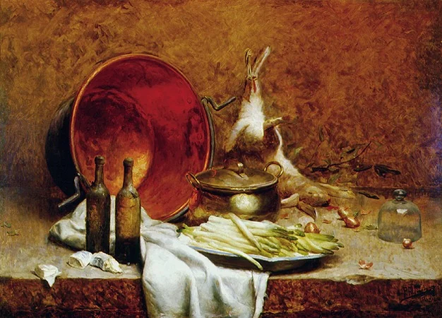 Aspargos, by Pedro Alexandrino Borges, oil, 1911