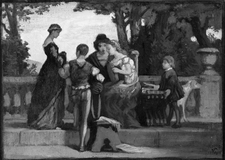 Study for The Music Party