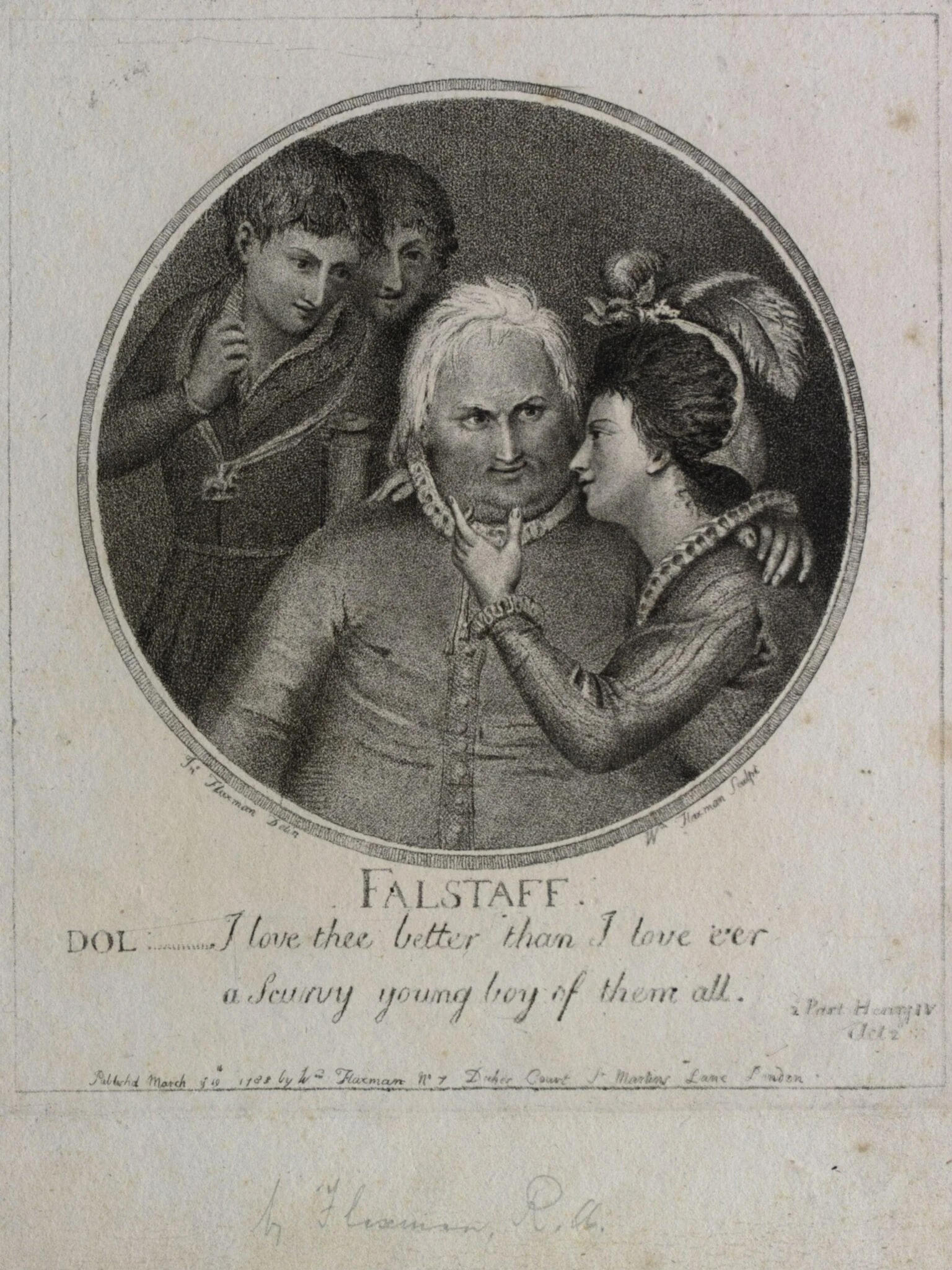 H Beard Print Collection, by William Flaxman, 19