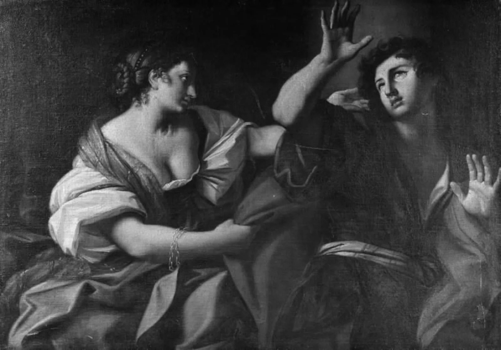 Joseph and Potiphar's Wife, by Unknown, 1750