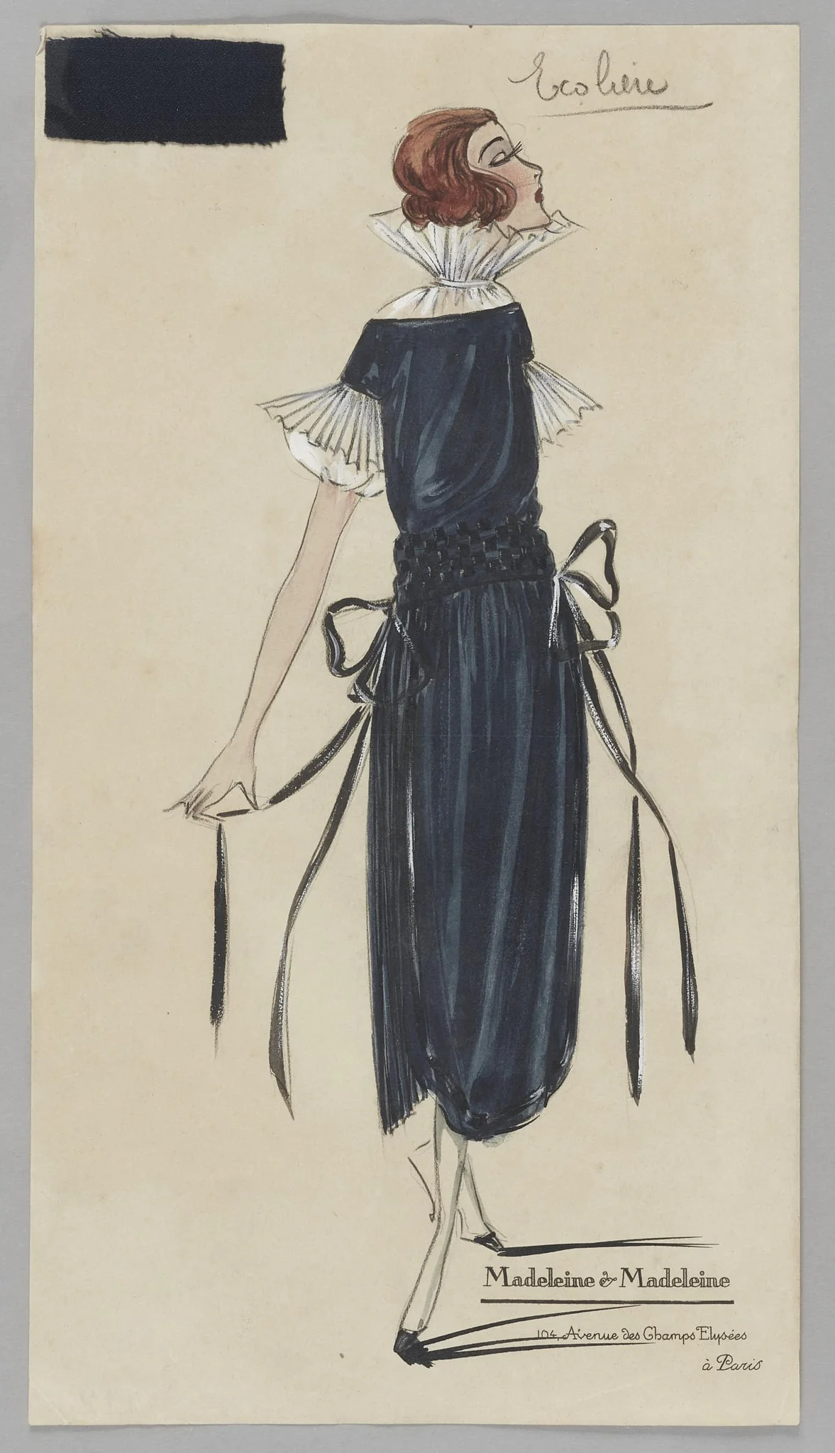 Ecolière, by Madeleine & Madeleine, 1924