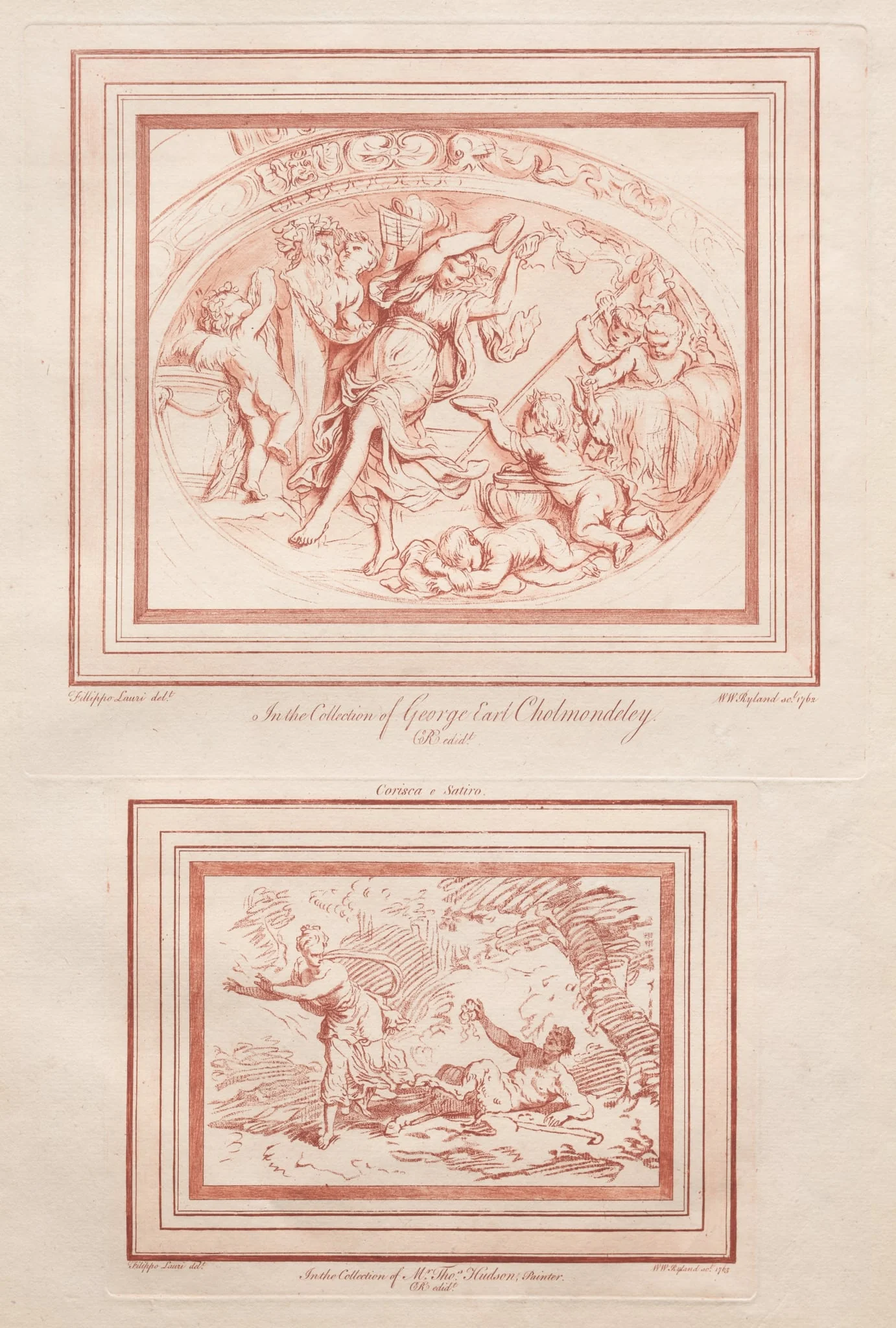 Corsica e Satiro, by William Ryland, 1762