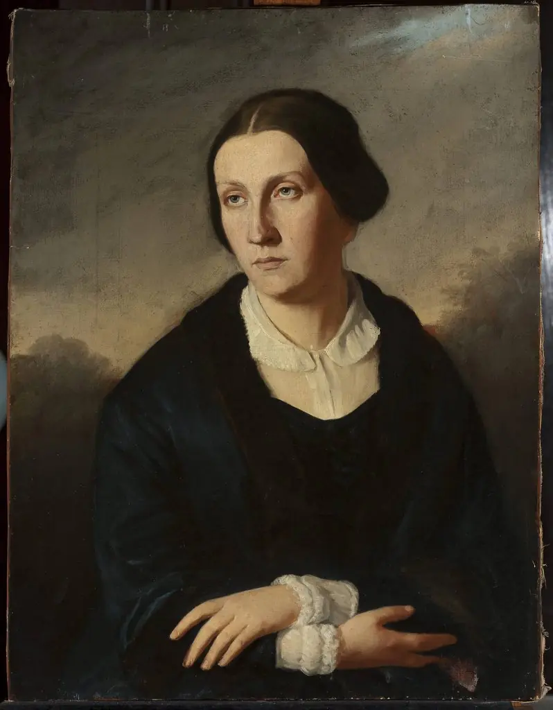 Portrait of Maria Januszkiewicz née Bułharyn (1824–1880)