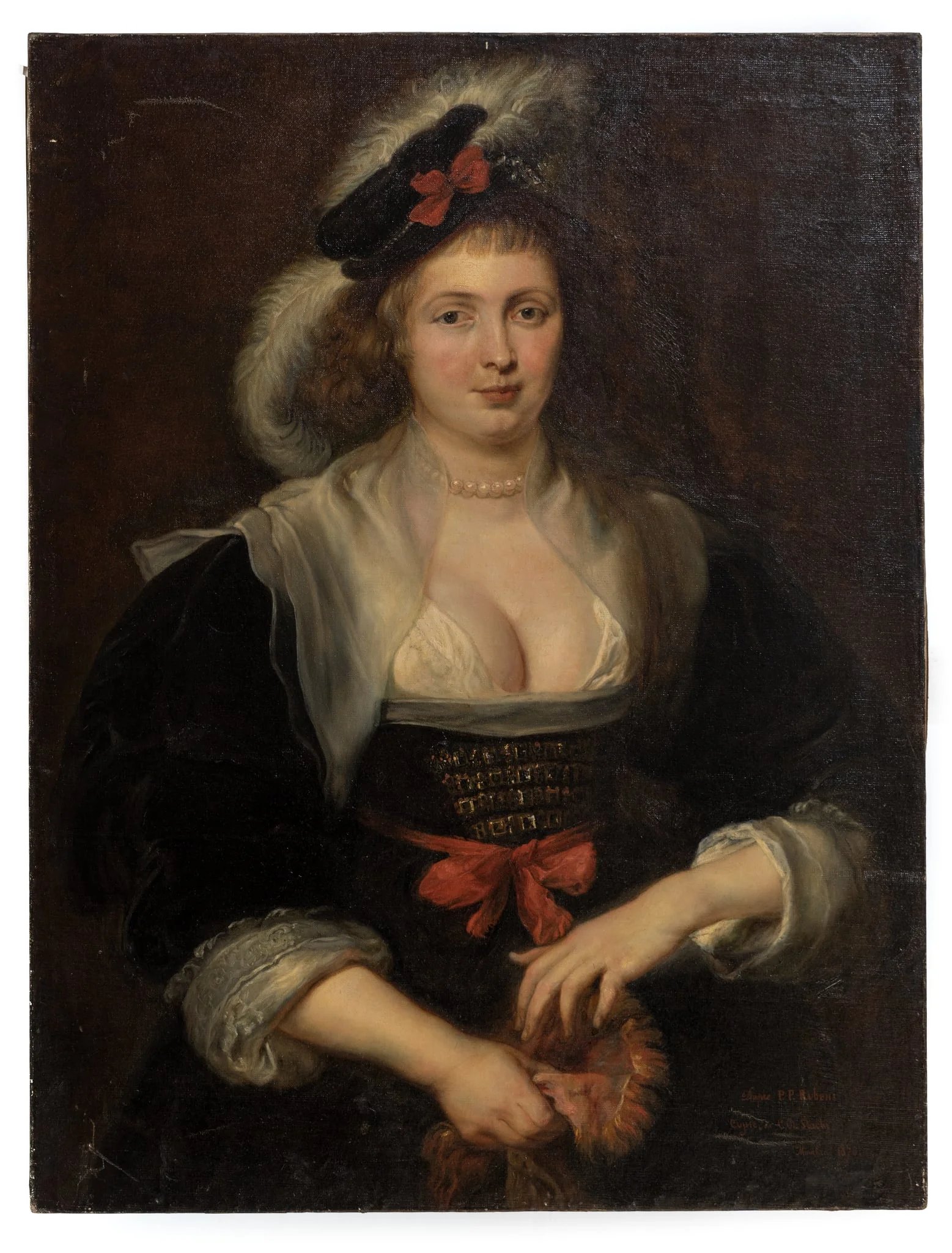 Helene Fourment (copie după Rubens), by Stahi D. Constantin, unspecified, 1850