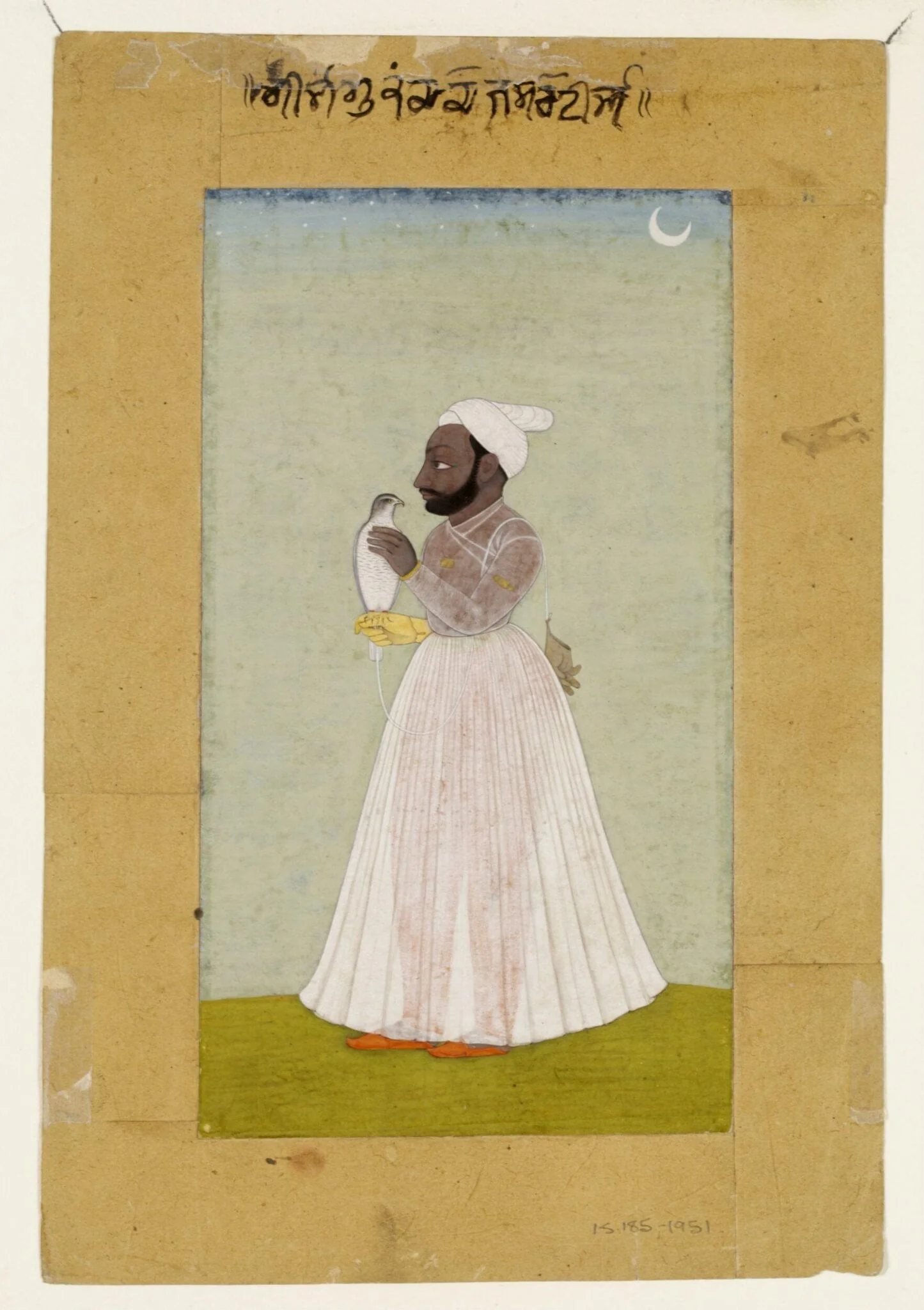 Mian Mukand Dev, by Nainsukh, paint, 1746