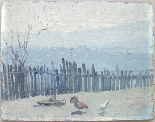 Gard dărâmat