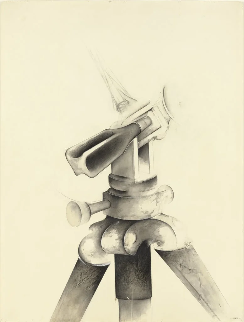 Untitled, by Jay DeFeo, acrylic, 1977