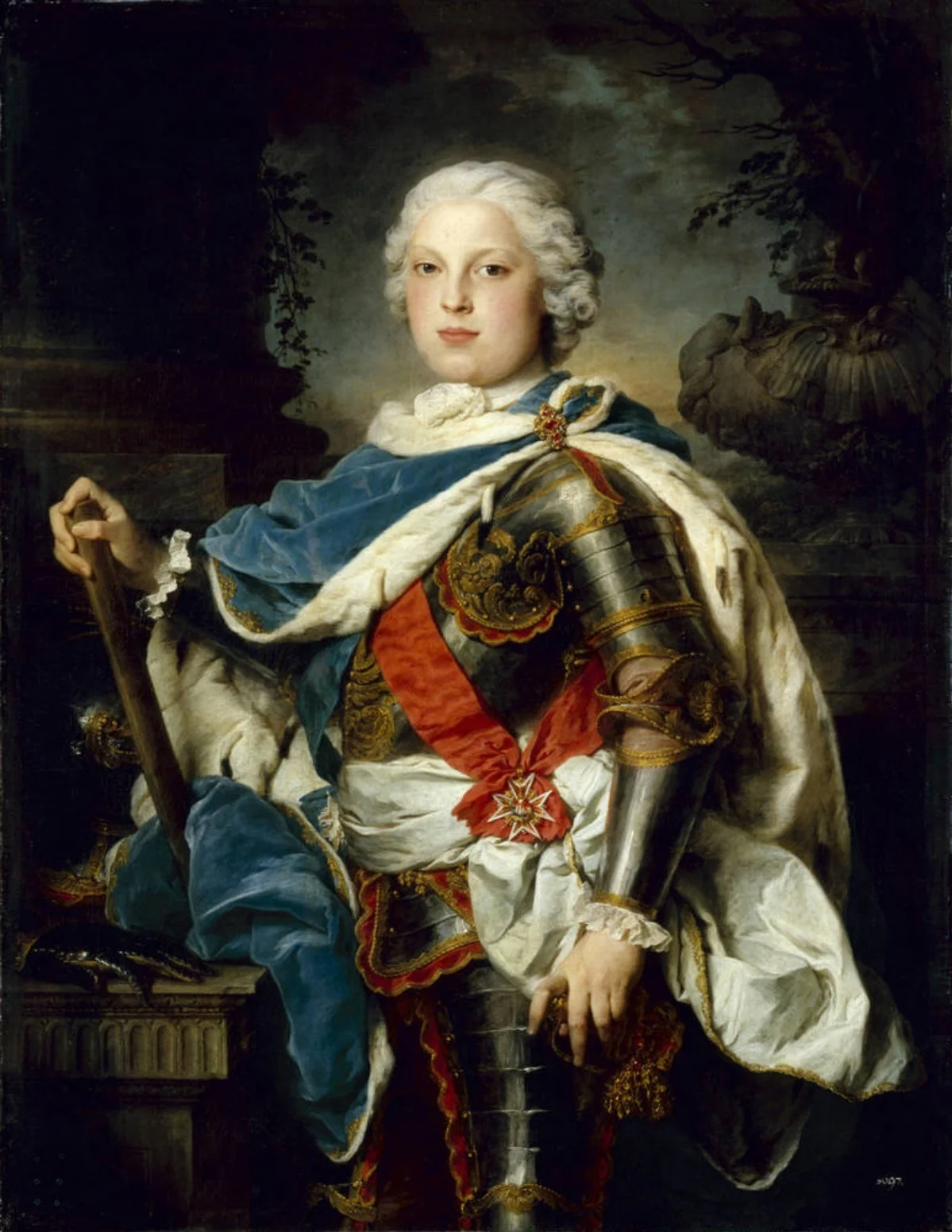 Kurprinz Friedrich Christian von Sachsen (1722-1763), by Pierre Subleyras, oil, 1739