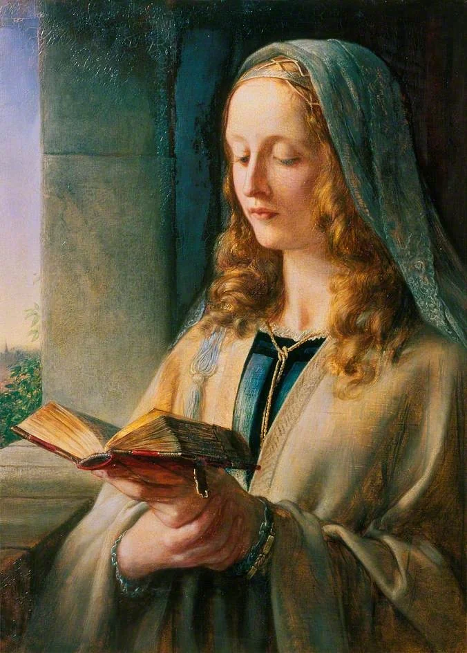 Maiden Meditation, by Charles West Cope, unspecified, 1847