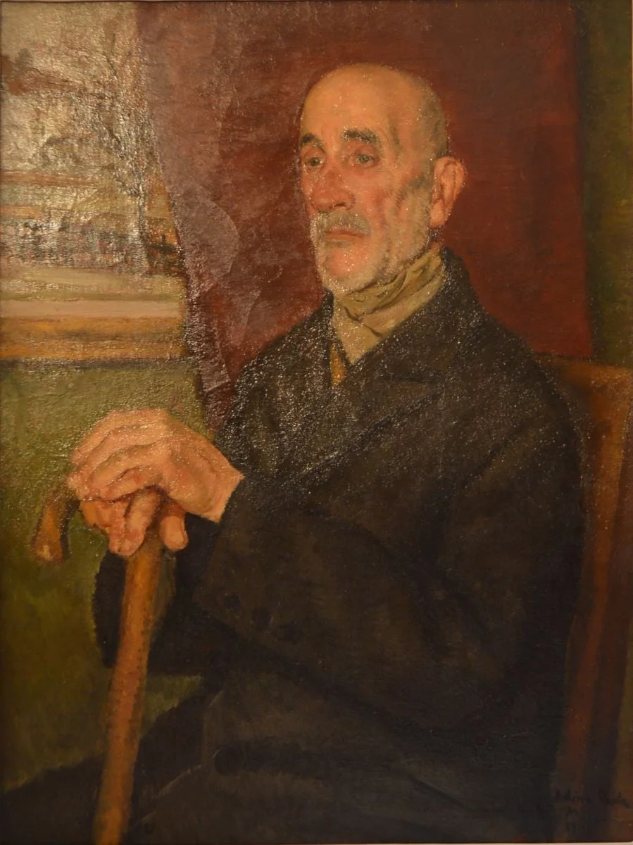 Portret (Timpanistul Filarmonicii, Ion Botez), by Adina Paula Moscu, unspecified, 1946