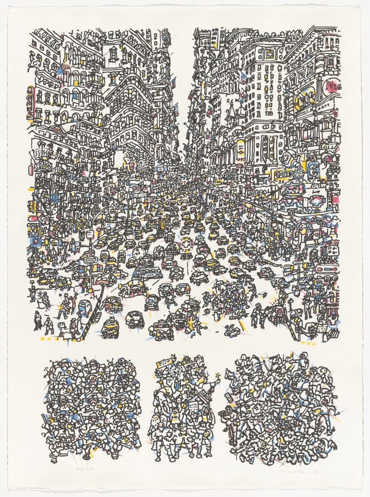 Untitled, by Costantino Nivola, ink, 1975