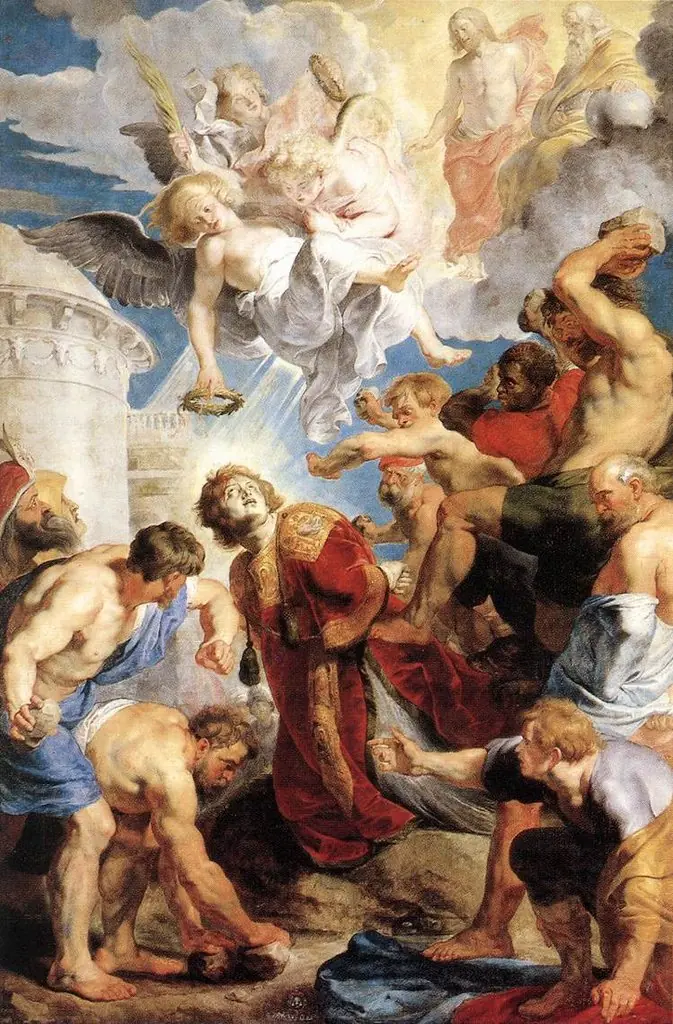 Martyrdom of Saint Stephen (central panel)
